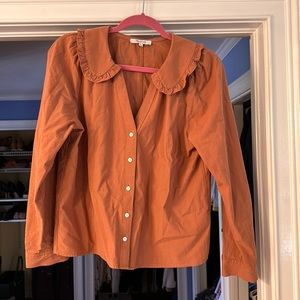 Madewell button down blouse size 6 never been worn